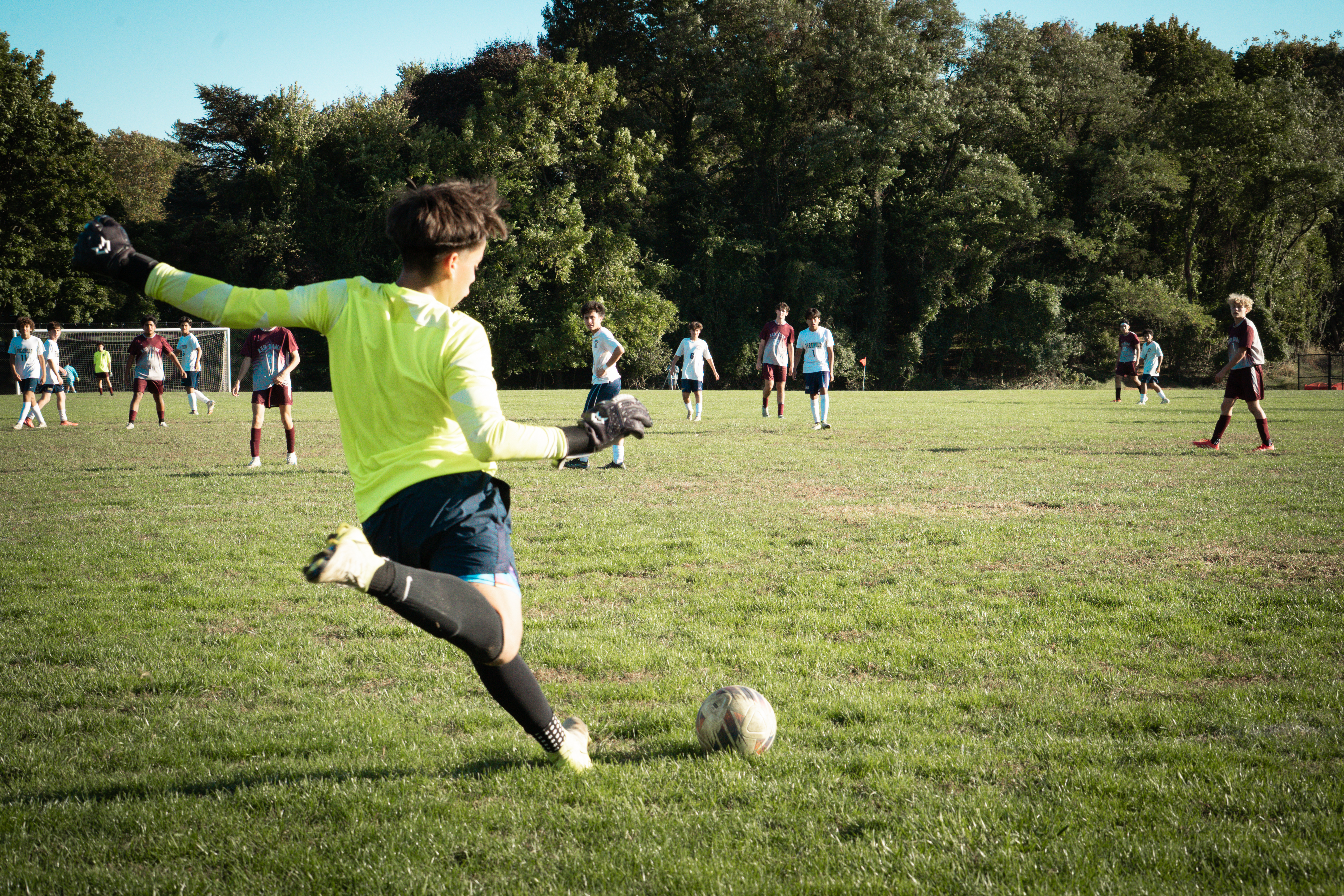 <p>Tania Alvarez punches Skye Nicolson during their WBC featherweight eliminator fight at The Hulu Theater at Madison Square Garden on February 04, 2023 in New York City. </p>